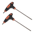 thumbnail image 1 of Unique Bargains T15 Anti Tamper Proof Torx Key T-Handle Dual End Wrench, S2 Steel 2 Pack, 1 of 5