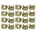thumbnail image 1 of Unique Bargains 20pcs M6 65Mn Spring Steel Captive Cage Nut for Server Shelf Cabinet, 1 of 3
