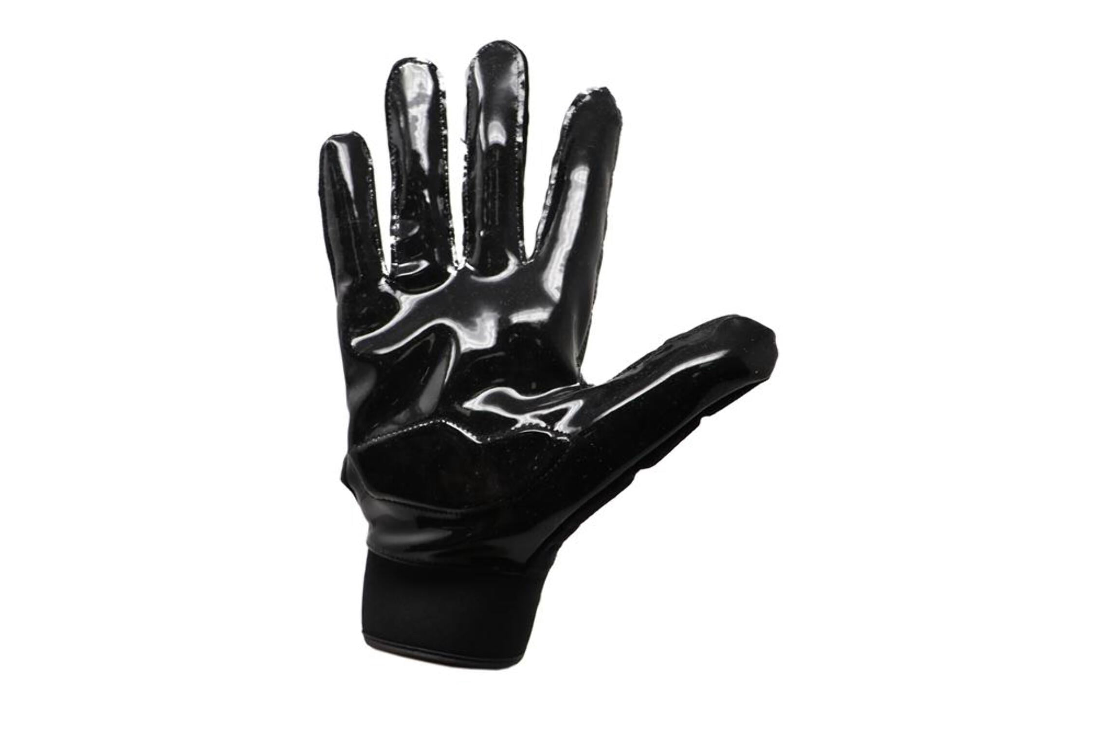 NEW FKG-03 High level linebacker football gloves, LB,RB,TE, black, M
