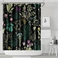 thumbnail image 2 of Waterproof Boho Style Shower Curtain 72x84 Inch Colorful Floral Vintage Polyester Unique Shower Curtain for Bathroom Hotel Home Decor with 12 Plastic Hooks, 2 of 5