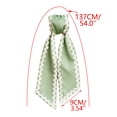 thumbnail image 2 of Wreath Sash for Front Door Cotton Wreaths Satin Sash Burlap Garland Ribbon Accessories for Wreath Yard Doorway Indoor Outdoor Bow Bridal Shower Home Decor, 2 of 6