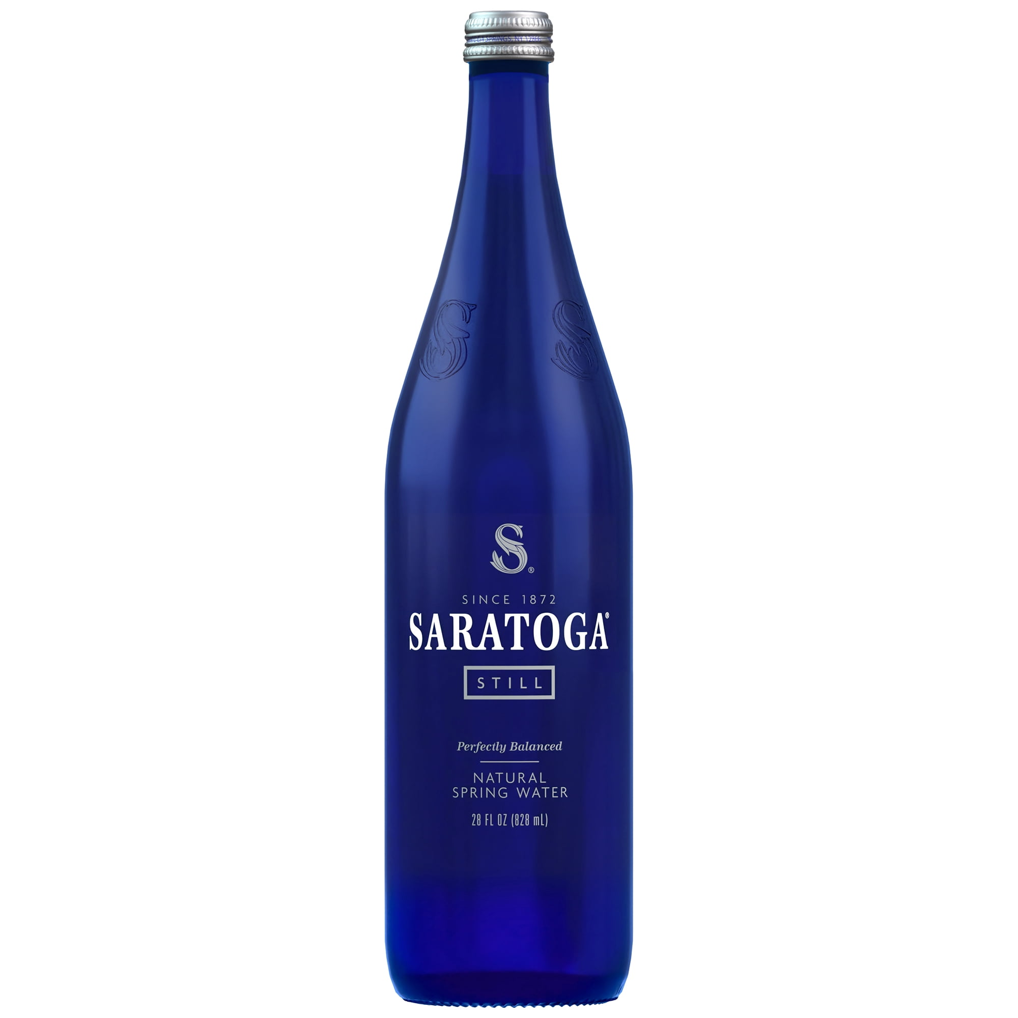 Saratoga Still Spring Water, 28 fl oz, Single Glass Bottle