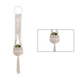 thumbnail image 1 of Billuyoard Cestas colgantes 100 hechas a mano, soporte para plantas, macramé, colgador de plantas, maceta para colgar en la pared interior, soporte para Jardín y Patio No.31 Billuyoard HA001777-31, 1 of 1