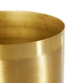 thumbnail image 5 of CosmoLiving by Cosmopolitan 9", 7", 6"H Gold Metal Planter (3 Count), 5 of 13