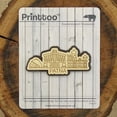 thumbnail image 3 of Printtoo Home Decor Patna India Monuments Souvenir Engraved Wooden Fridge Magnet, 3 of 5
