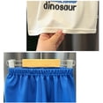 thumbnail image 6 of Eltusu Boys Outfit Sets, Elastic Waist Cute Sleeveless Summer Tops and Shorts Set Blue Size 6 T, 6 of 6