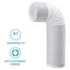 thumbnail image 2 of Manguera de Escape 130 Mm, Manguera de Escape para Aire Acondicionado, Manguera de PVC, Tubo de Aire Acondicionado, Manguera de VentilacióN, RetráCtil 2 M, 2 of 5