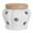 White, variant on Openwork Ceramic Garlic Keeper with Lid for Kitchen Ginger, Candy Food Containers