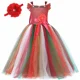 thumbnail image 4 of Vestido de tutú de hada del bosque de otoño para niñas, vestidos de fiesta de cumpleaños, vestido de baile, disfraz de princesa de hada del bosque para niñas con alas de mariposa, 4 of 5