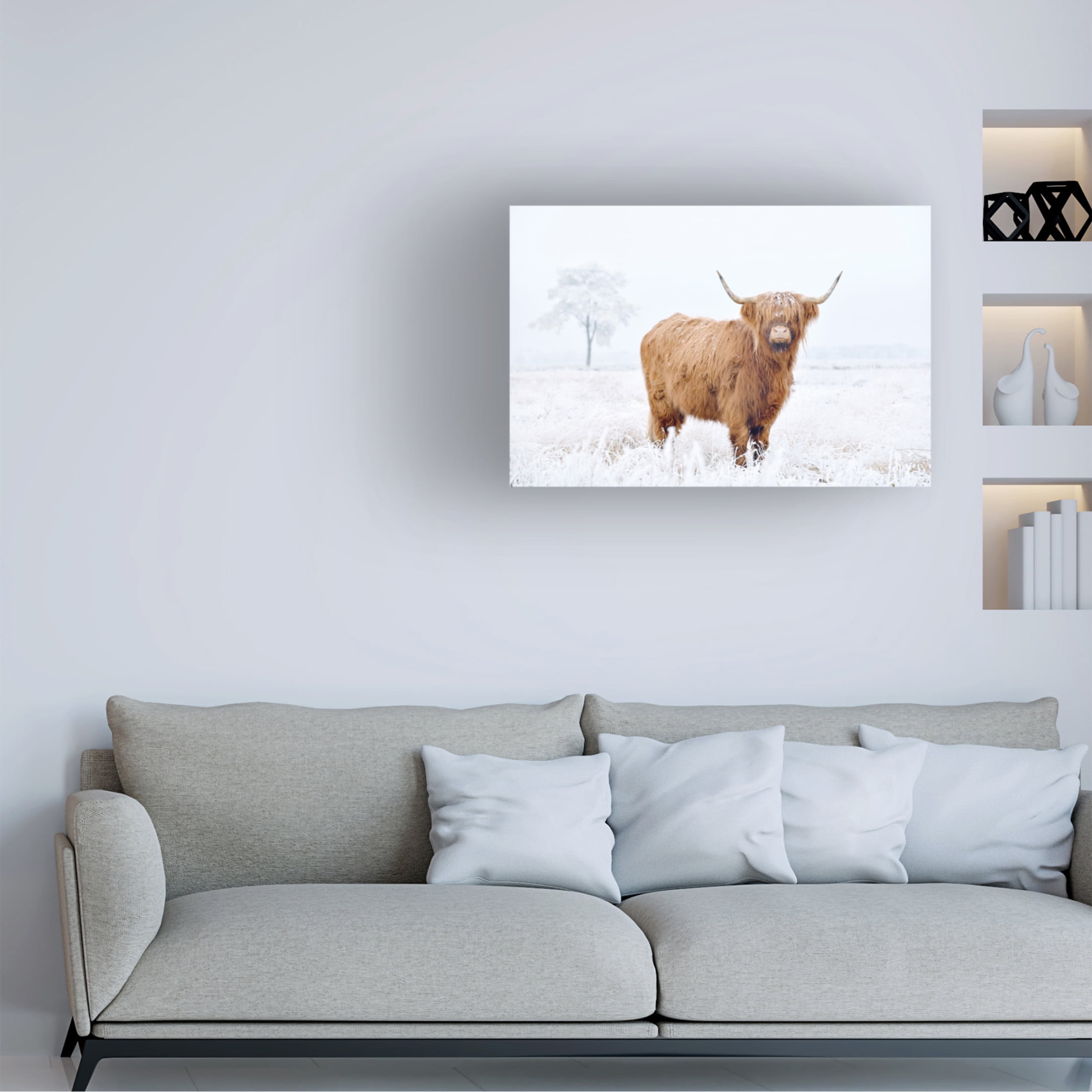 Canvas Wall Art - Krista Broadway 'Conway' Wall Art for Living Room, Bedroom, or Office Décor by Trademark Fine Art - 32 x 22 Inches