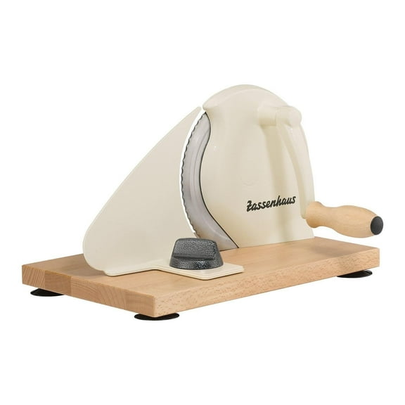 Zassenhaus Classic Manual Bread Slicer, 11.75-Inch by 8-Inch, Cream, (72082)