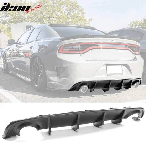 Compatible with 1520 Dodge Charger SRT Rear Bumper Lip Diffuser