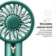 thumbnail image 4 of Matsuzay Ventilador de mano, dispositivo de refrigeración portátil recargable, silencioso, inalámbrico, clima cálido, funciona con pilas, Electrodomésticos Verde Sin Luz, 4 of 6