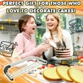 thumbnail image 1 of Hot Discounts, Cake Shaping Tool, Layer Cutting Machine, Stainless Steel, Non-Slip Base, For Baking, Precise Cuts, Professional Grade, Kitchen Essential, Home Baking, Wedding Cakes Akmoler, 1 of 9