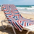 thumbnail image 6 of Patriotic Beach Towel 250th Anniversary 4th of July Independence Day Fireworks Stars Soft Towels for Travel Swimming Bath F, 6 of 7