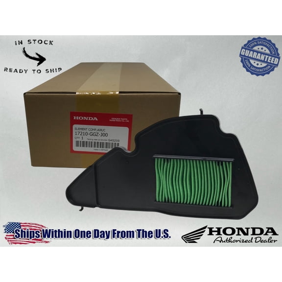 Honda OEM AIR FILTER ELEMENT 2016-26 METROPOLITAN 50 NCW50 17210-GGZ-J00