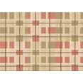 thumbnail image 1 of Ahgly Company Machine Washable Indoor Rectangle Transitional Bronze Brown Area Rugs, 6' x 9', 1 of 7