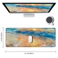 thumbnail image 2 of nygtbtfer and Desk Mouse Pad with Wrist Support Large Desk Pad Table Mat,Mousepad with for Desktop Computer -Beach 31.5x11.8 in, 2 of 6