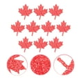 thumbnail image 2 of 10 Pcs Rhinestone Maple Leaf Clothing Patches Sewing Patches DIY Clothing Applique, 2 of 8