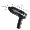 thumbnail image 3 of Fiudx Ofertas relámpago del día, solo en línea Aspiradora de mano para coche con función de succión y soplado integrada, inalámbrica, de alta potencia de succión, para interior de coche, 3 of 5