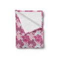 thumbnail image 2 of Floral Soft Flannel Fleece Throw Blanket, Orchid Blossoms in Pink and Mint Shades and Grunge Effect Tropical Plant, Cozy Plush for Indoor and Outdoor Use, 60" x 80", Multicolor, by Ambesonne, 2 of 6