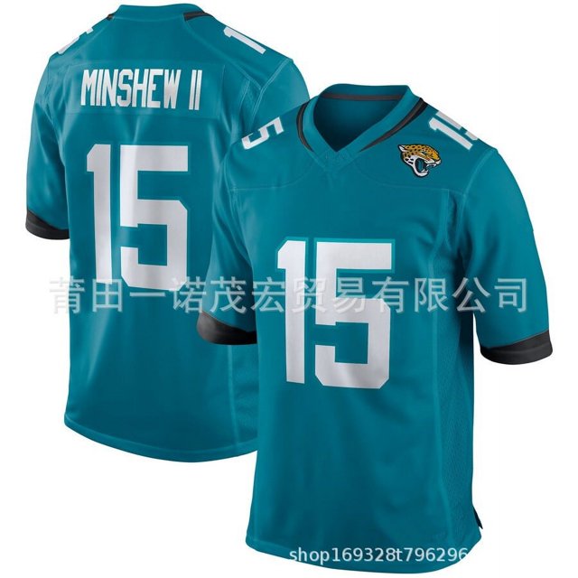 Jaguars Embroidered Football Jersey 16# Lawrence 45# 15# Replica Player Name Jersey