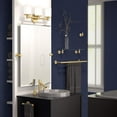 thumbnail image 4 of Gatco 4234 Latitude II 24" Double Towel Bar, Brushed Brass, 4 of 4