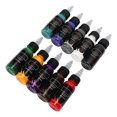 thumbnail image 3 of Kit de 10 piezas de tinta para tatuajes Kit completo de pigmentos de colores Tinta para tatuajes profesional de larga duración 30 ml, 3 of 10