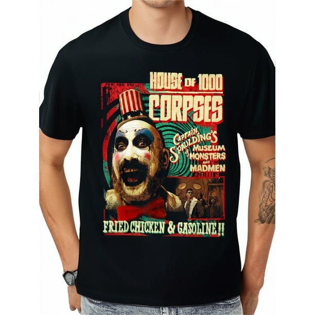 Rob Zombie - Captain Spaulding Museum Men's T-shirt Tee For Adult, Men, Women, Teen, Teenager, Adolescent,Youth