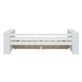 thumbnail image 6 of EUROCO Wood Twin Size Daybed with 2 Shelves and Drawers, White, 6 of 16
