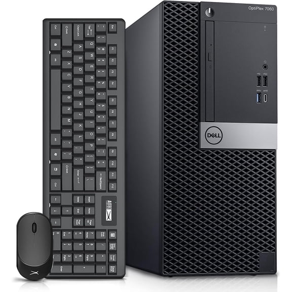 Restored Dell Desktop PC, Core i7-8700, 32G RAM, 512G NVMe SSD, HDMI, WiFi, BT, Windows 11
