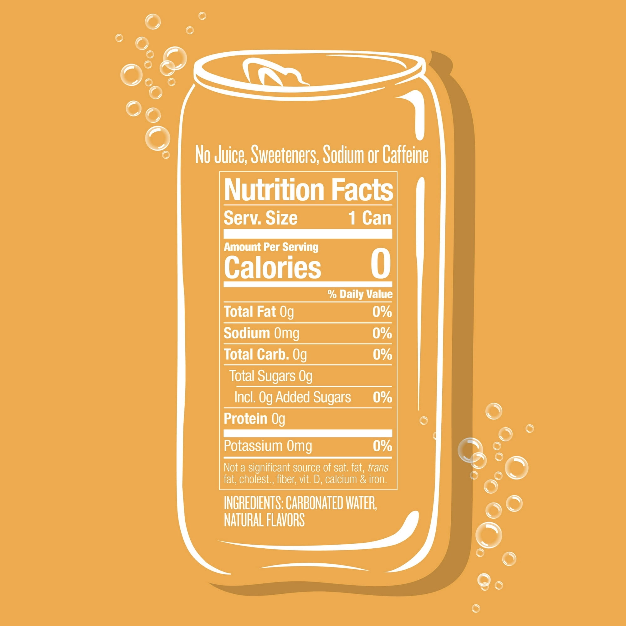 Polar Orange Vanilla Seltzer Water, 12 fl oz Cans, 24 Pack | Naturally Flavored Sparkling Water | Zero Calories & Sugar-Free