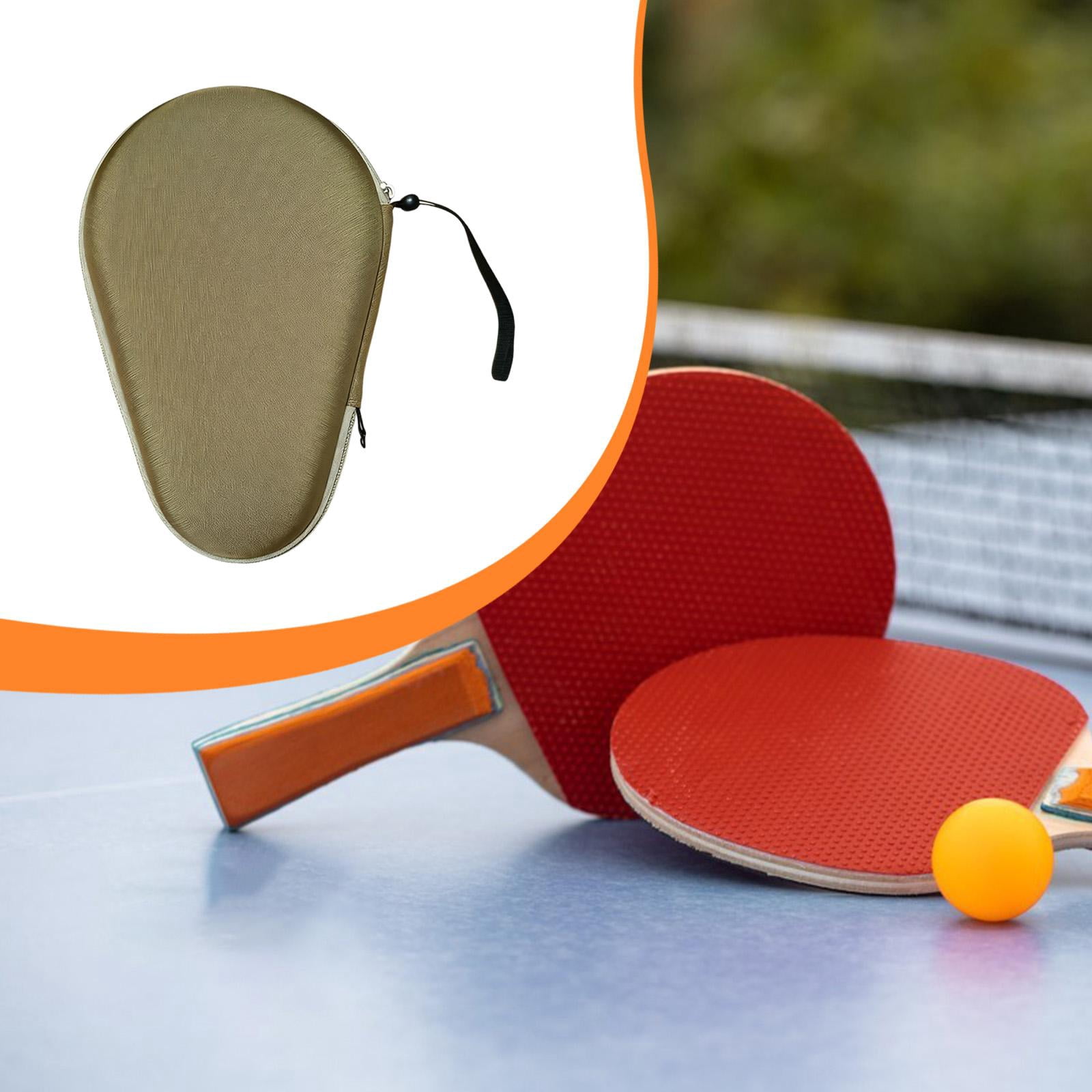 harayaa Table Tennis Racket Cover Paddle Case Easy to Carry Multi Scenario Organizer Portable Storage Bag for Sports Travel 28.5cmx19cm