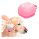 thumbnail image 1 of Cepillo Masajeador De Silicona Con Dispensador De Shampoo Para Mascotas  Xtellar rosa, 1 of 4