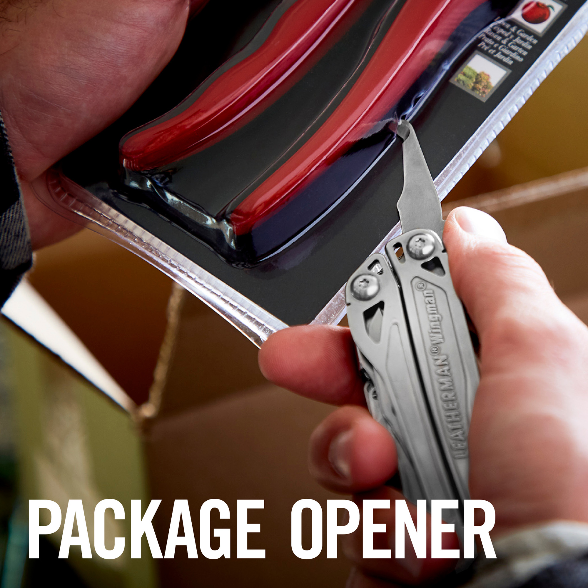 LEATHERMAN, Wingman Multitool with Spring-Action Pliers and Scissors, Stainless Steel with Nylon Sheath - image 5 of 9