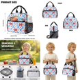 thumbnail image 5 of DISNIMO Bowknot Star Printed 3 Pcs Backpack Set, Lightweight School Bag and Lunch Bag Set for Toddler Boys, 17 Inch Student Backpack Pencil Case Set for Primary Preschool Students, 5 of 7