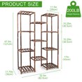 thumbnail image 7 of LotFancy Plant Stand Indoor Outdoor, Tall Plant Shelf, 10 Tiers 11 Potted Large Wood Plant Rack, 7 of 7