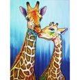 thumbnail image 1 of Taladro diamante pintura (DE4458) 5D DIY completo besando jirafa punto de cruz bordado 20X30cm Hugtrwg Para estrenar, 1 of 1
