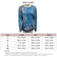 thumbnail image 3 of Camiseta de manga larga para mujer, camiseta de manga larga para mujer, camiseta de manga larga con estampado floral, camiseta informal de manga larga para mujer, funcionalidad de alta precisión, 3 of 3