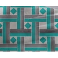 thumbnail image 4 of oneOone Georgette Viscose Fabric Diamond & Basketweave Geometric Print Fabric By Yard 42 Inch Wide, 4 of 4