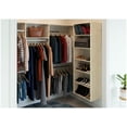 thumbnail image 3 of Easy Track PH61-CG 48" X 96" X 48" U-Shape Walk-In Closet Organizer System - Grey, 3 of 6