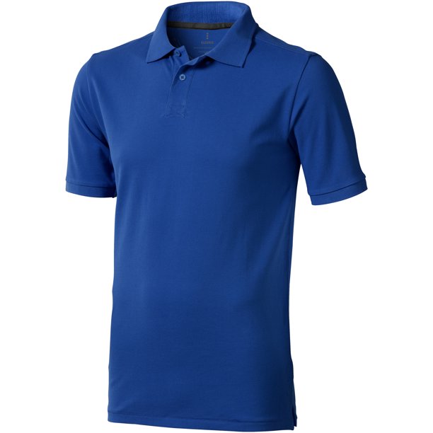 Elevate - Polo modelo Calgary de manga corta para hombre (Paquete de 2) (Azul)