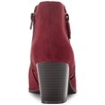 thumbnail image 3 of Style & Co. Womens Masrinaa Microsuede Ankle Booties, 3 of 3