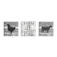 thumbnail image 2 of The Stupell Home Decor Collection Farm Sweet Farm Chicken And Cow Art Set, 2 of 4