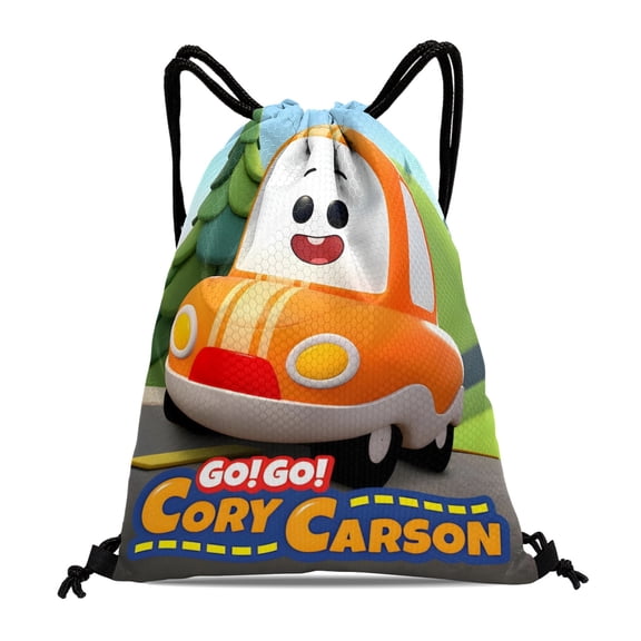 Drawstring Backpack for Go Go Cory Carson Drawstring Pocket Adults Women Men Party Favor Bags Sports for Gym Travel Swimming Hiking Camping Tote Bag 11.8 × 15.7 in