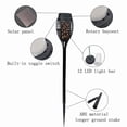 thumbnail image 3 of 4 Pcs LED Solar Flame Light Lamp Flickering Waterproof Garden Decoration Landscape Lawn Lamp Path Lighting Torch Outdoor, 3 of 7