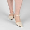 thumbnail image 4 of Journee Collection Women's Martine SuperNatural Shades Tru Comfort Foam Buckle Pointed Toe Flats, 4 of 7