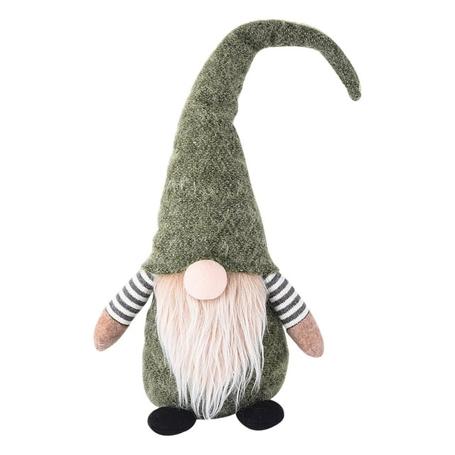 onlyliua para El Hogar Adornos de Muñecos Navideños Sin Rostro Muñeco Enano Suministros de Decoración Navideña Decoración de Ventana de Papá Noel