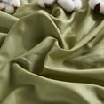 thumbnail image 7 of 100% Cotton Comforter Set – Avocado Green, Linen-Like Texture, Super Soft & Breathable Lightweight Bedding Set, 3-Piece Durable Percale Comforter for All Seasons, 7 of 7