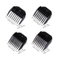 thumbnail image 2 of 4pcs Universal Clipper Limit Comb Cutting Trimmers Guide Combs for Men Barber Women (Black), 2 of 8